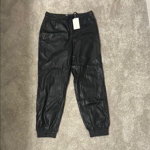 A New Day Black Faux Leather Pants